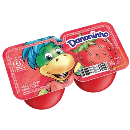 Iog polpa danoninho morango 80g 2un