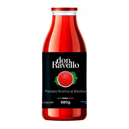 Passata Don Ravello Rústica Vidro 680g