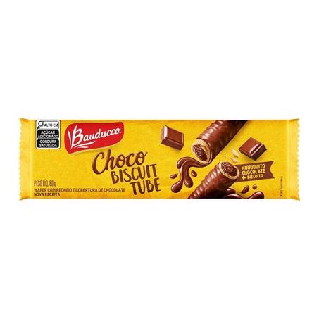 BISCOITO CHOCO BISCUIT TUBE BAUDUCCO 80G