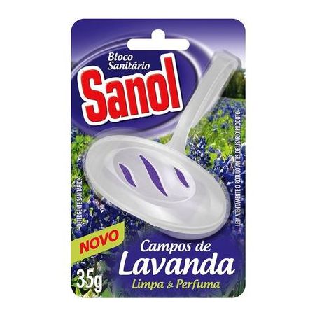 BLOCO SANIT.SANOL 35G LAVANDA