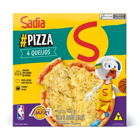 Pizza sadia 4 queijos 460g