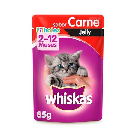 Ao molho whiskas car filhotes sache 85gr