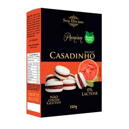 Seu Divino Biscoito Casadinho Goiabada 120G