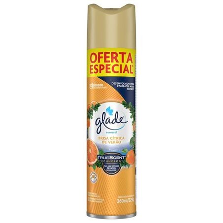 Glade aero brisa citrica de verao 360ml