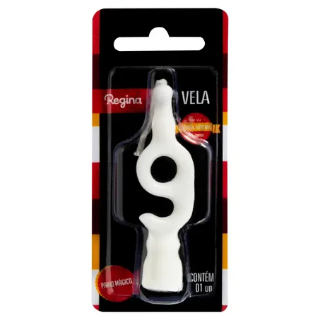 Vela regina branca n° 9