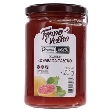 Doce Colonial Forno Velho 420g - Goiabada Cascão