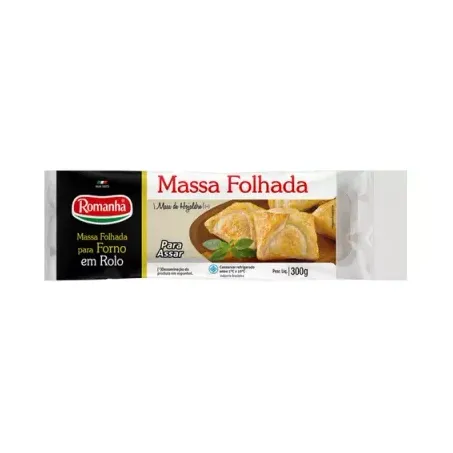 Massa folhada romanha 300g rolo