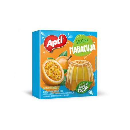 Gelatina Apti Sabor Maracujá Caixa 20gr