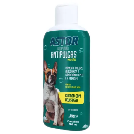 SHAMPOO ASTOR ANTIPULGAS PARA CAES 500ML 360-3