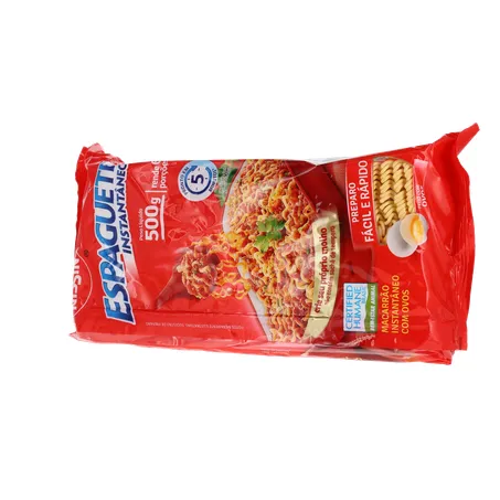 MASSA NISSIN ESPAGUETE C/OVOS T5 500G 360-20