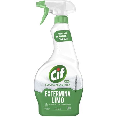 Desinfetante Cif 500ml Extermina Limo Espuma Milagrosa Borrifador