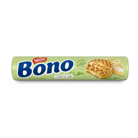 BISCOITO NESTLE BONO RECHEADO LIMAO 126G