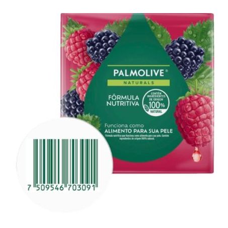 Pack Sabonete Barra Palmolive Naturals Toque Nutritivo Envoltório 255g 3 Unidades Leve Mais Pague Menos 360-1
