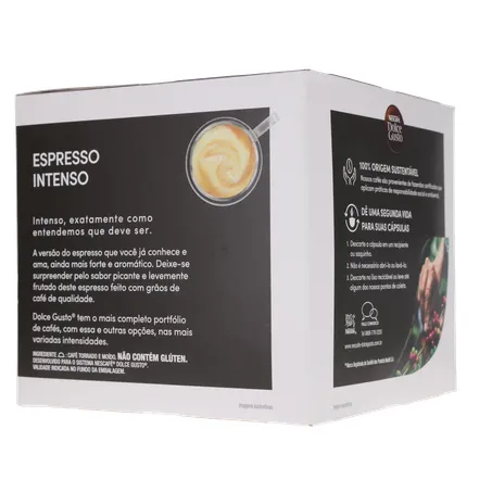 CAFÉ CÁPSULAS DOLCE GUSTO ESPRESSO INTENSO C/10 UN 360-12