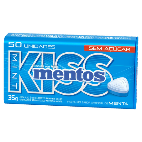 Pastilha Mentos 35g - Kiss Ment