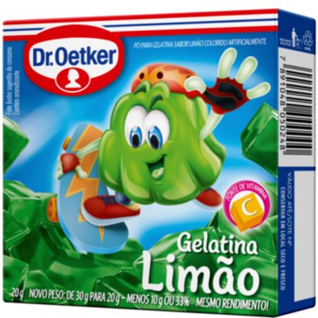 Gelatina dr oetker 20g limao