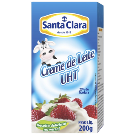 Creme de leite santa clara tp 200g