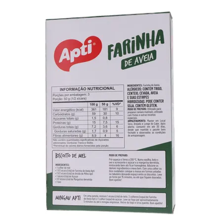 Farinha de Aveia Apti Caixa 150gr 360-19