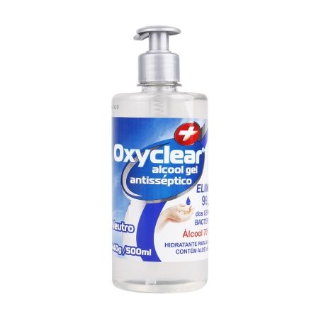 Alcool gel oxyclear 500ml antisseptico