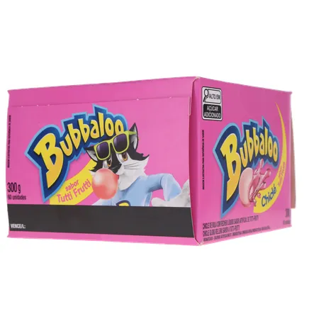 Chicle Bubbaloo Tutti Frutti 60 Unidades 5g 360-30