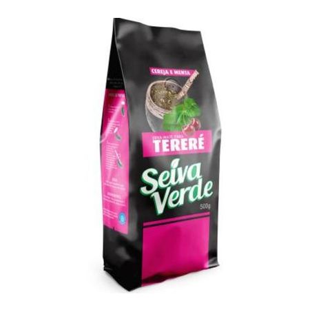 ERVA MATE TERERE CEREJA E MENTA SEIVA VERDE 500G