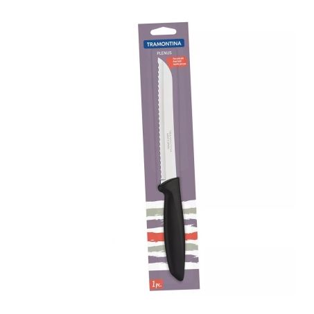 TRAMONTINA FACA PAO INOX 8 PLENUS PRE 23422108    