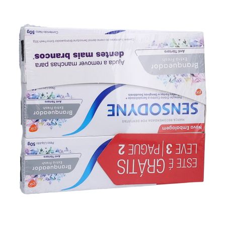 Creme Dental Sensodyne 50g Lv3 Pg2 Branqueador Extra Fresh 360-16