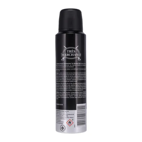 Desodorante black tres marchand aerossol 150ml 360-2