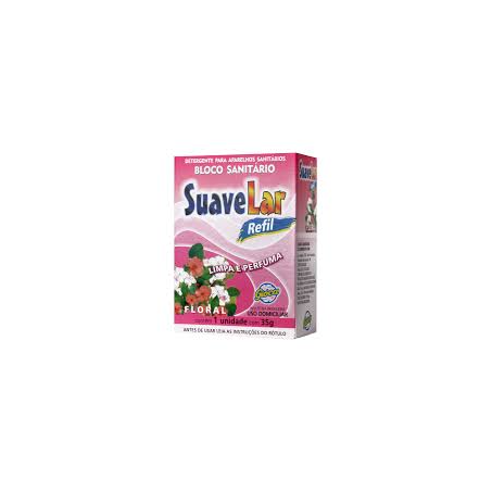 Bloco Sanitario Suave Lar Refil Floral 35g
