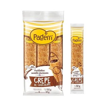 Crepe Paderrí Recheado de Chocolate 32g