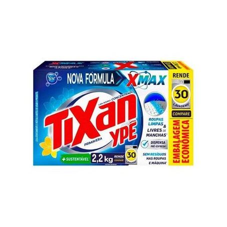 Sabao em po tixan ype primavera 2,2 kg
