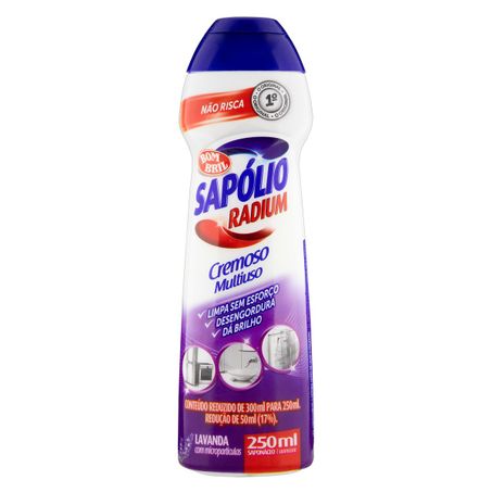 Saponáceo Cremoso Multiuso Lavanda Sapólio Radium