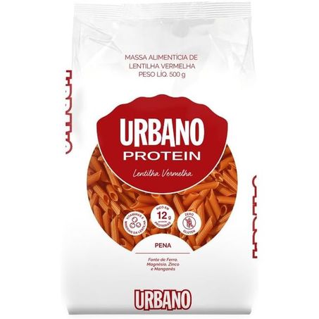 MASSA LENTILHA VERMELHA PENA 500G - URBANO