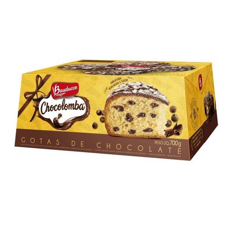 Colomba chocolomba gotas de chocolate bauducco 700g