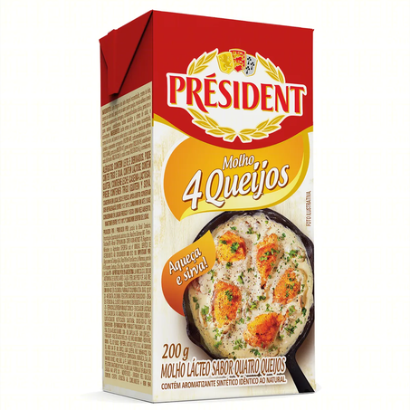 Molho President 200g Tp 4 Queijos