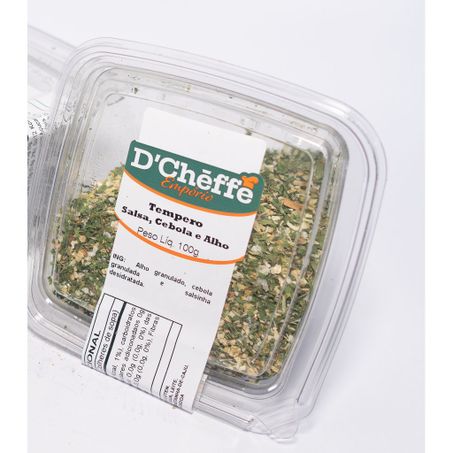TEMPERO PRONTO EMPÓRIO D'CHEFFE MIX SALSA,CEBOLA E ALHO POTE 100G
