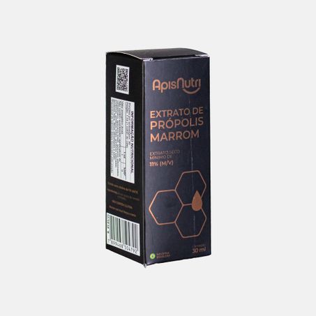 EXTRATO DE PROPOLIS MARROM 30ML APISNUTRI