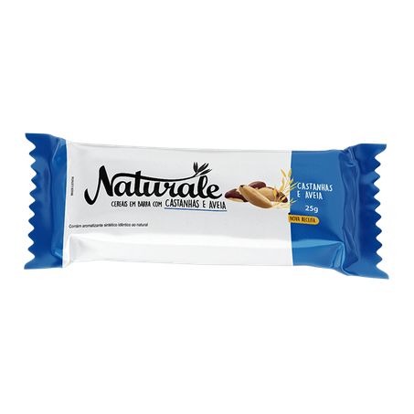 Barra De Cereal Castanha e Aveia 25g  - Naturale