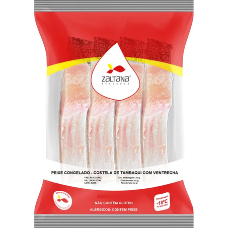 Peixe Zaltana Tambaqui 400g Pct Costela