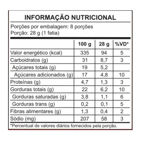 BOLO DE LARANJA S/GLUTEN S/LACTOSE 220G - DI MANGI 360-1