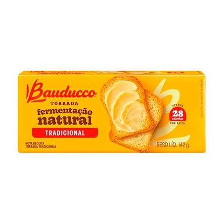 Torrada Bauducco Tradicional Fermentação Natural Pacote 142gr