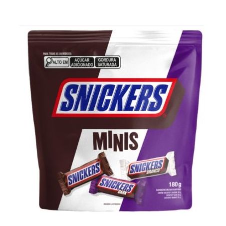 Minichocolate Sortido Snickers Pouch 180g 6 Unidades