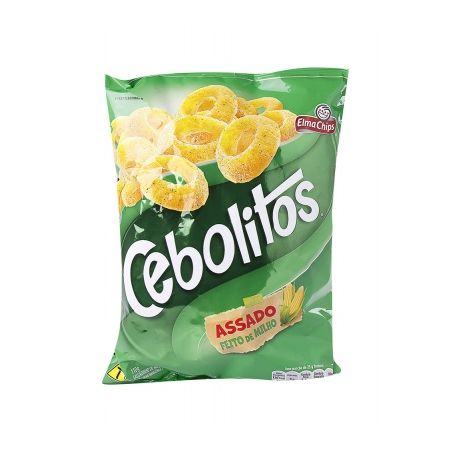Salgadinho Elma Chips Cebolitos Pacote 91g 
 
