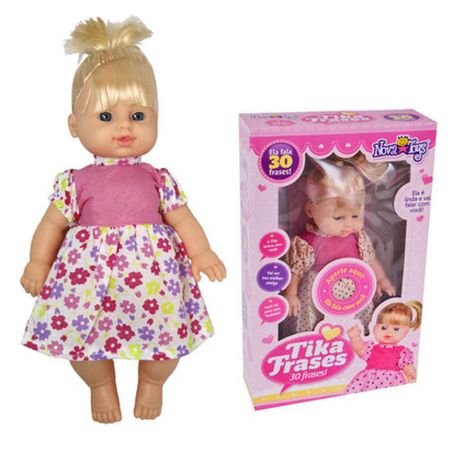 BRINQUEDO - BONECA NOVA TOYS TIKA FRASES