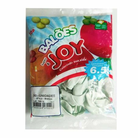 BALAO JOY LISO 6,5 X30 BRANCO
