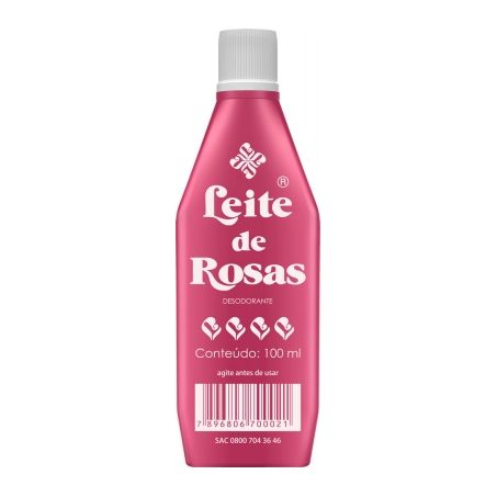 Leite de rosas 100ml tradicional