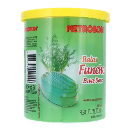 Balas Funcho Erva Doce Pietrobon Pote 200gr 360-34