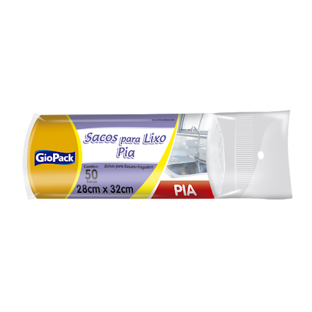 Saco lixo giopack pia 28x32cm c50un