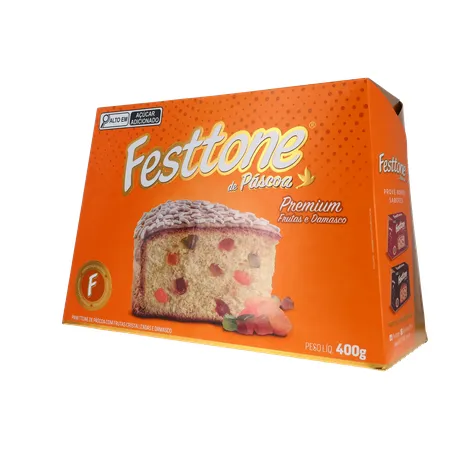 Panettone de Páscoa Festtone Frutas Cristalizadas e Damasco 400G 360-21