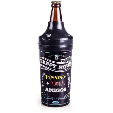 PORTA GARRAFA PLASUTIL HAPPY HOUR CERVEJA